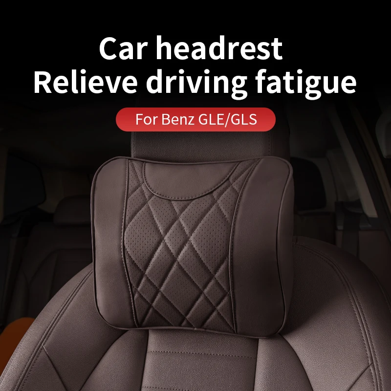 For Mercedes Benz CLA C117 C118 GLA X156 H147 GLB X247 GLC X253 GLE W167 W292 G-class W460 V-class W447 Car Headrest Neck Pillow