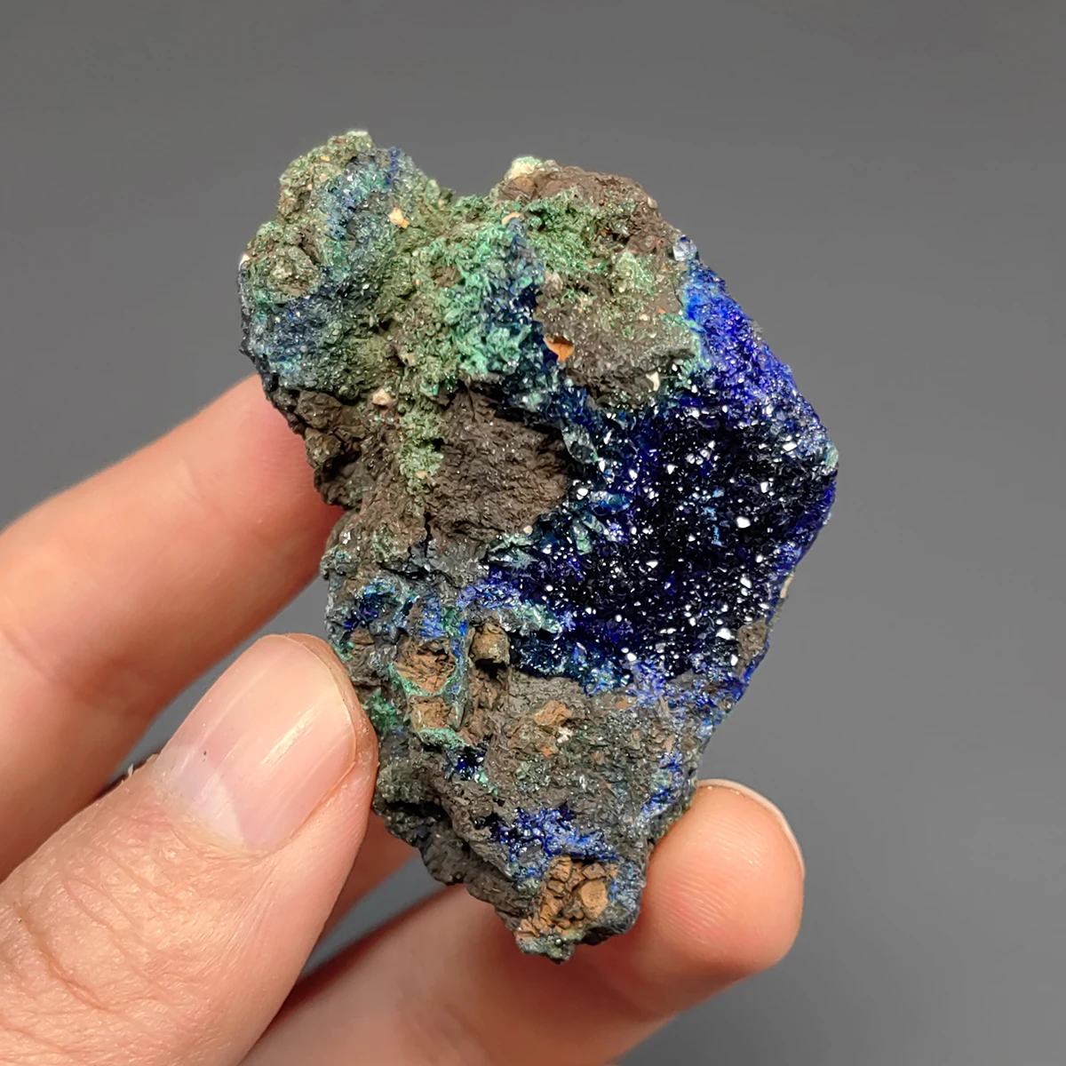 

C2-2B 100% Natural Azurite Malachite Stone and Crystal Mineral Specimen From Anhui Province China