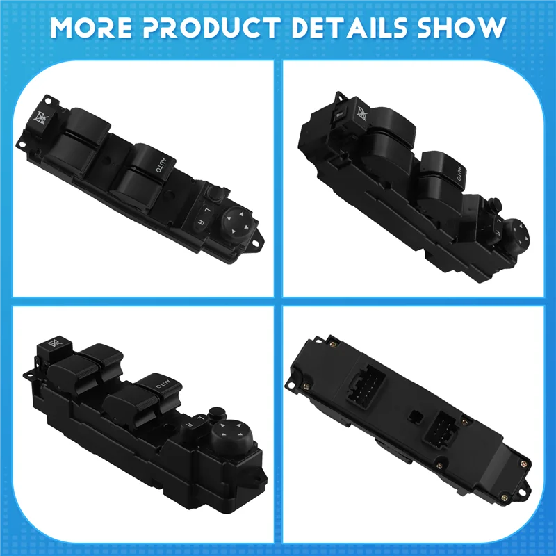 

Car Window Control Switch Master Button DF73-66-350B For Mazda 2 M2 2007 - 2013 DF7366350B DF7466350B