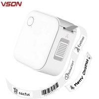 Portable Mini Printer Smart Label Printer Labels  For Home/School/Kitchen Similar As D11 D110 D101 Labeling Machine VSON WP9529