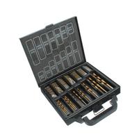 99pcs HSS 1.5mm-10mm Titanium Nitride Drill Bit Set Drilling Bits Kit for Metal Plastic Copper and Wood with Durable