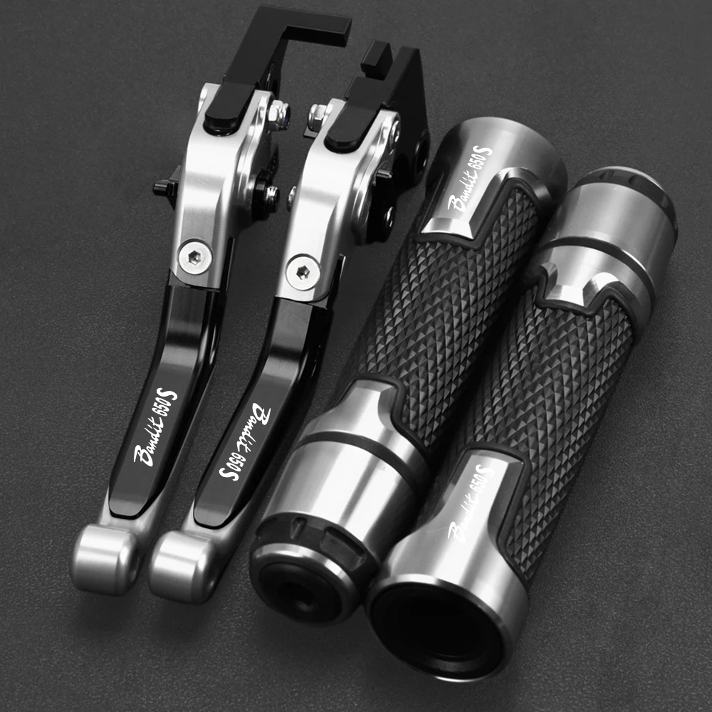 CNC Aluminum FOR Suzuki BANDIT650S BANDIT 650 S 2015 Motorcycle Adjustable & Folding Brake Clutch Lever Hand Grips BANDIT 650S