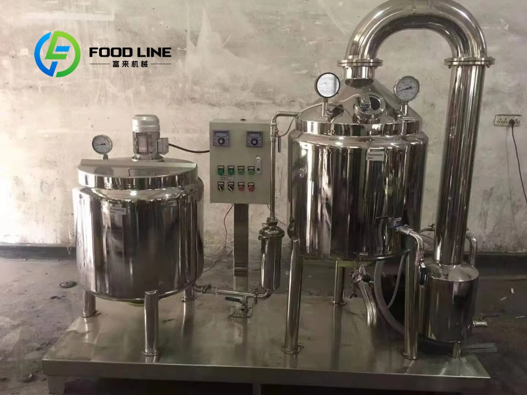 Low Noise Vacuum Honey Thickener Refined transmission and pump parts run quietly in indoor processing room and storage area