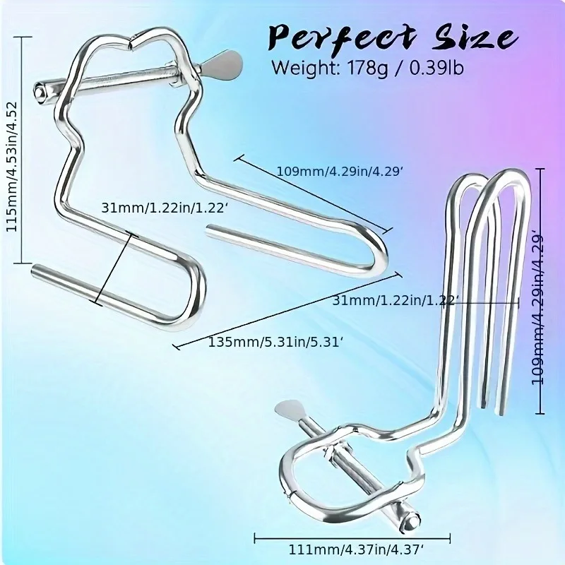 Adult Games Vaginal Expander Anal Plug Anus Cleaner Expansion Stimulator Trainers Metal Buttplug Sex Toys for Couples Women Men - Image 5