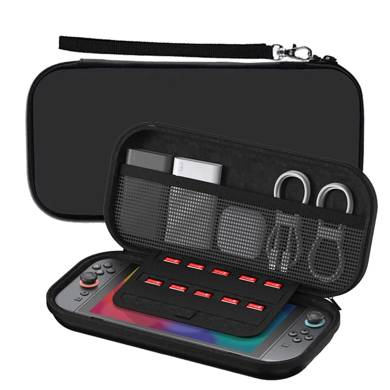 Tragetasche für Nintendo Switch 2 und Switch 1-Konsole, tragbare Reise-Aufbewahrungstasche, Schale für Switch 2-Zubehör