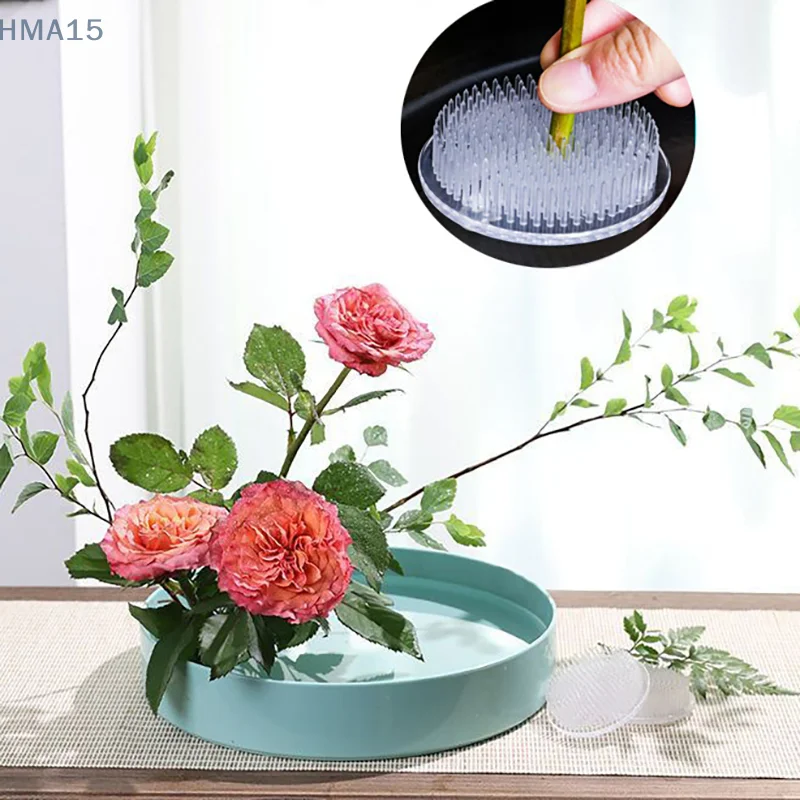 [HM]プラスチック製フラワーフロッグ クリアラウンドフラワ - Flower Frog Pin のレビューと価格