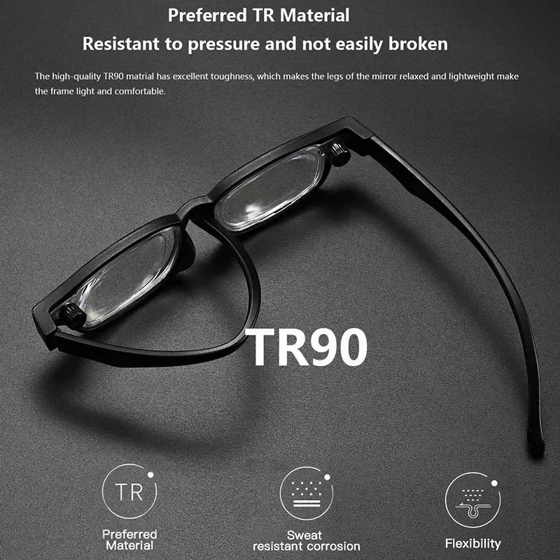 Unisex Fashion New Rotatable Adjustable Focus Glasses +50 To +350 Degrees Presbyopia Glasses Portable Reading Glasses view 3
