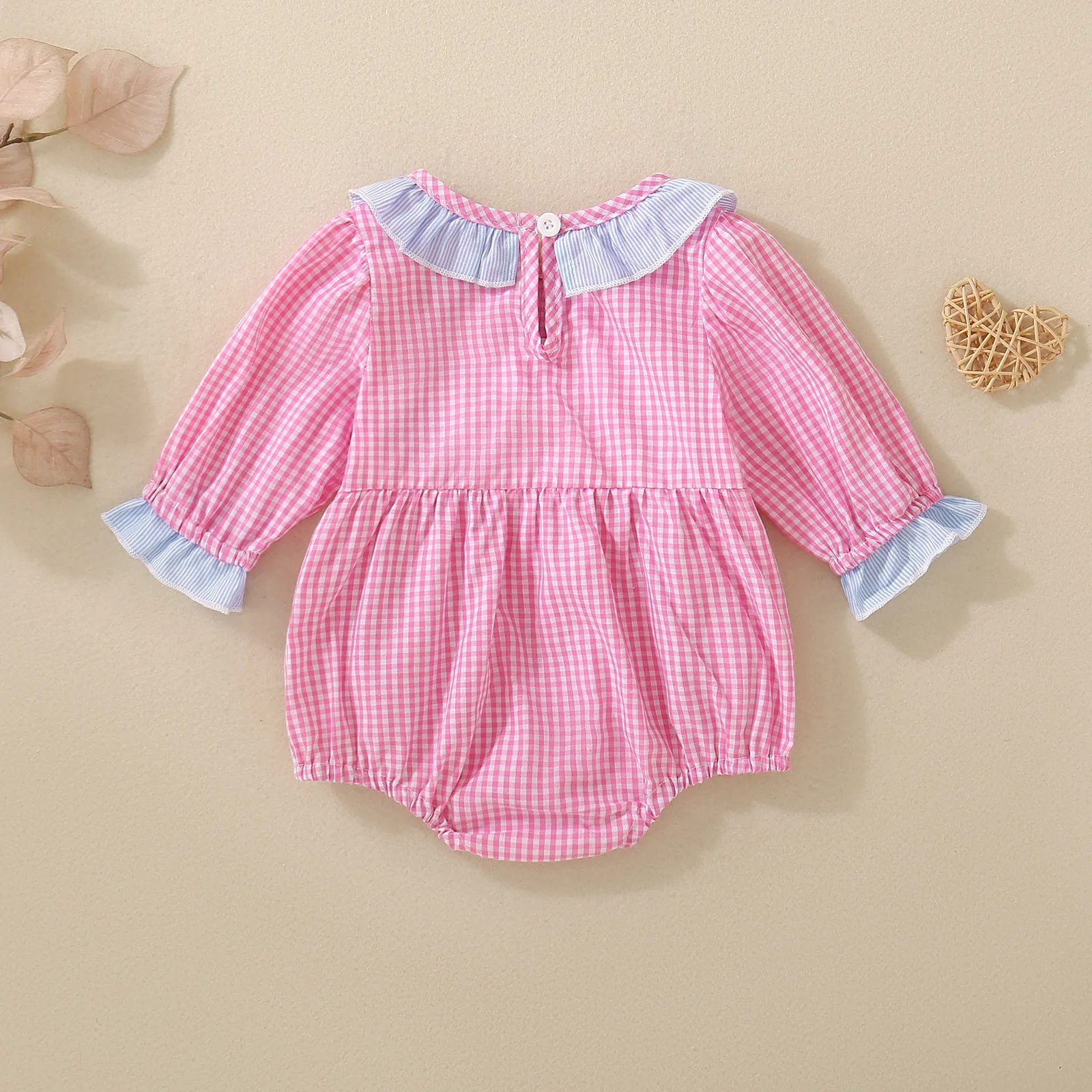 Spring Autumn Baby Girl Denim Boots Embroidered Long Sleeve Triangle Blanket Wrap for Infants