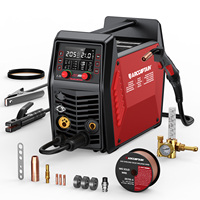 ARCCAPTAIN 6 In 1 Professional Welding Machine APP Control 205A 240V Spool Gun Aluminum Welder MIG MAG MMA TIG Spot Welding Tool