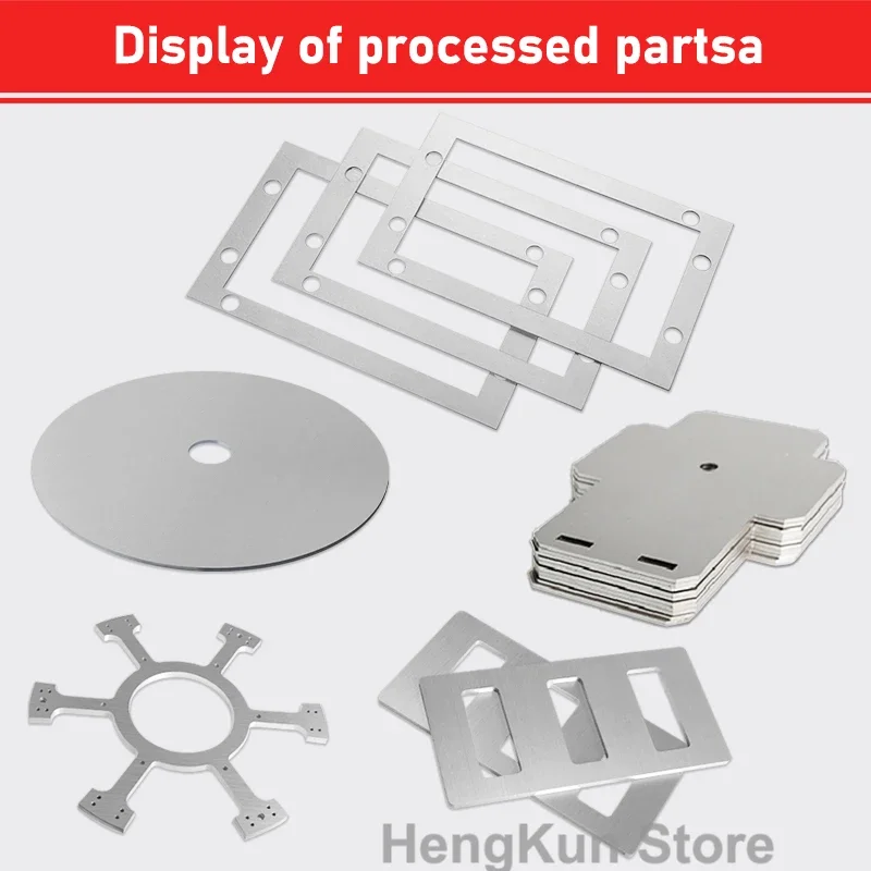 

304 stainless steel U-shaped gasket ultra-thin circular flat gasket Laser cutting of motor precision bearing clearance plate