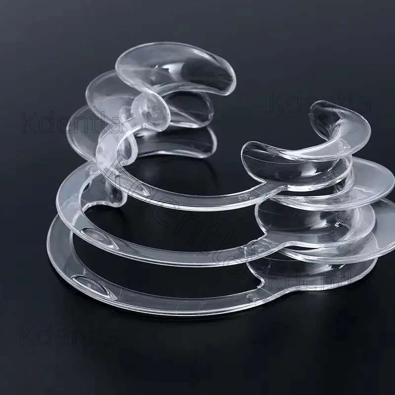 

100pcs Teeth Whitening Mouth Spreader C Shape Lip Cheek Retractor Dental Mouth Opener Intraoral Expander Orthodontic Dentist Too