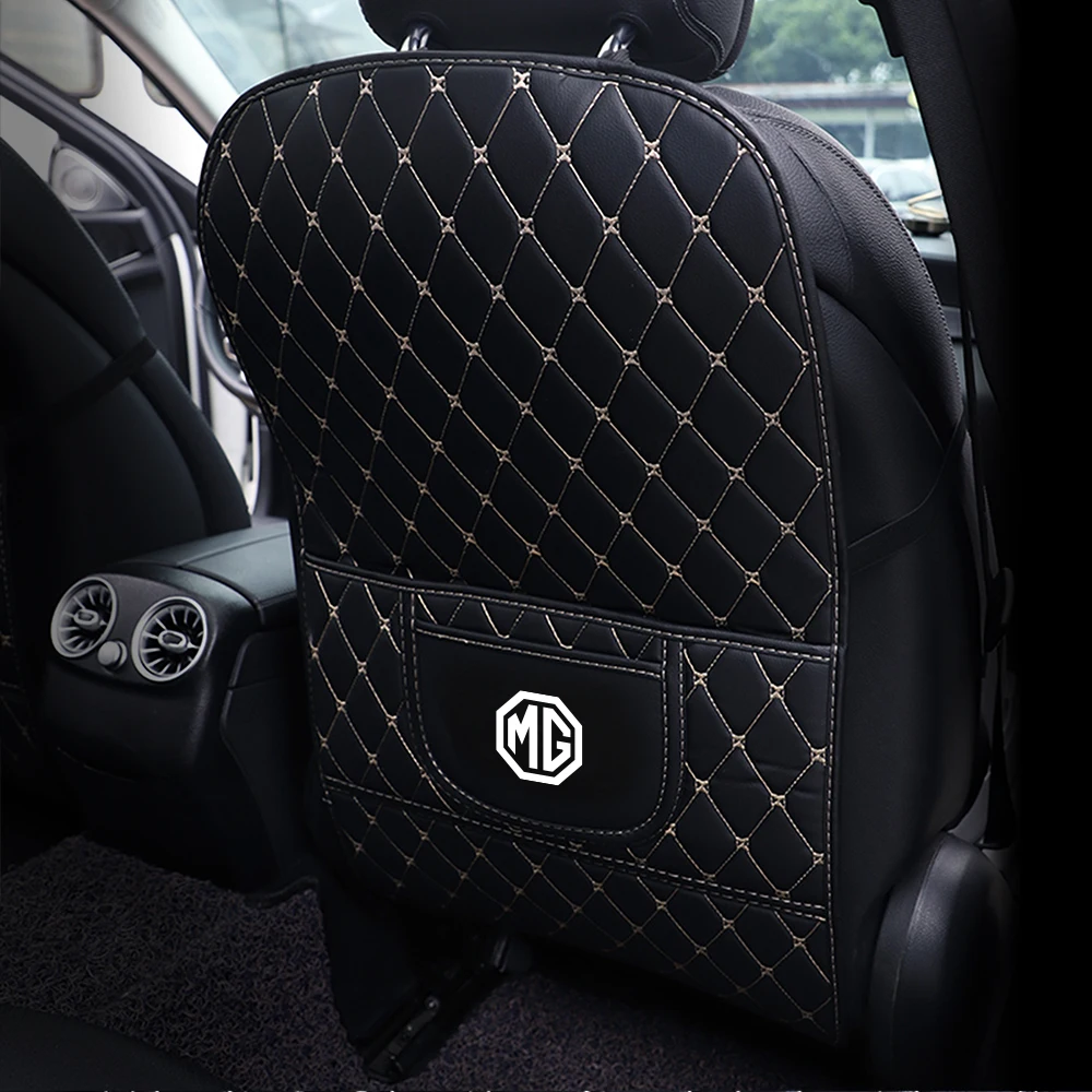 1PCS Car Seat Back Child Anti Kick Pad Cushion For MG Zs Ev 2022 Hs 4 5 3 7 6 Gt Mulan Rx5 Rx8 Tf 3 6 1 Phev Hs Astor One V80 Gs