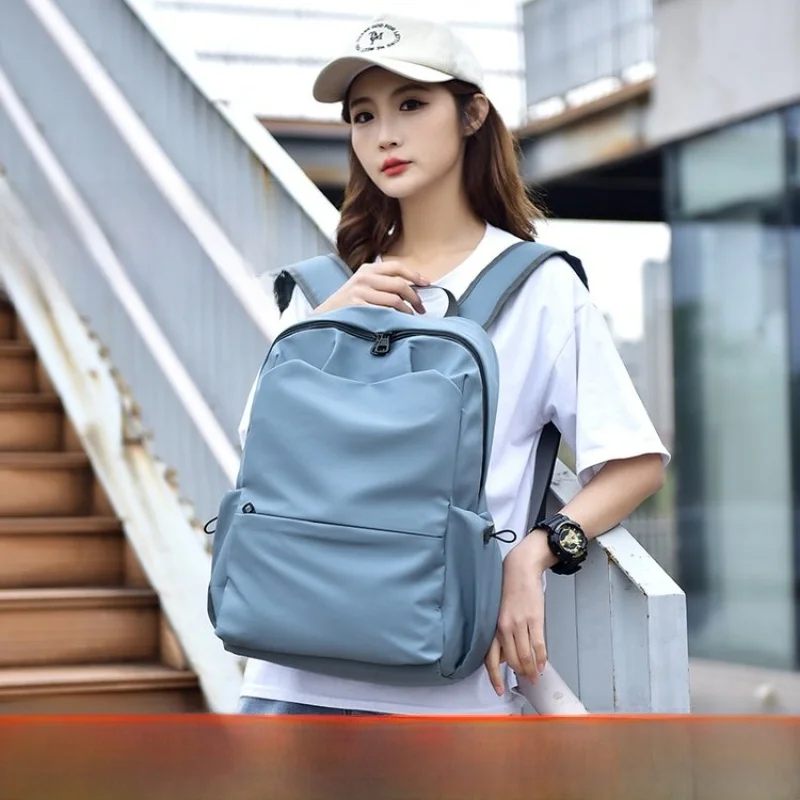 2025 New Double Shoulder Backpack Casual Sports Student Class Commuting Large Capacity Outdoor Function Windproof Water Resis...