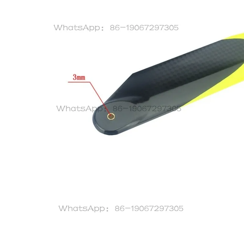 Tail rotor/600 carbon fiber tail rotor/yellow and black/96mm TL2105