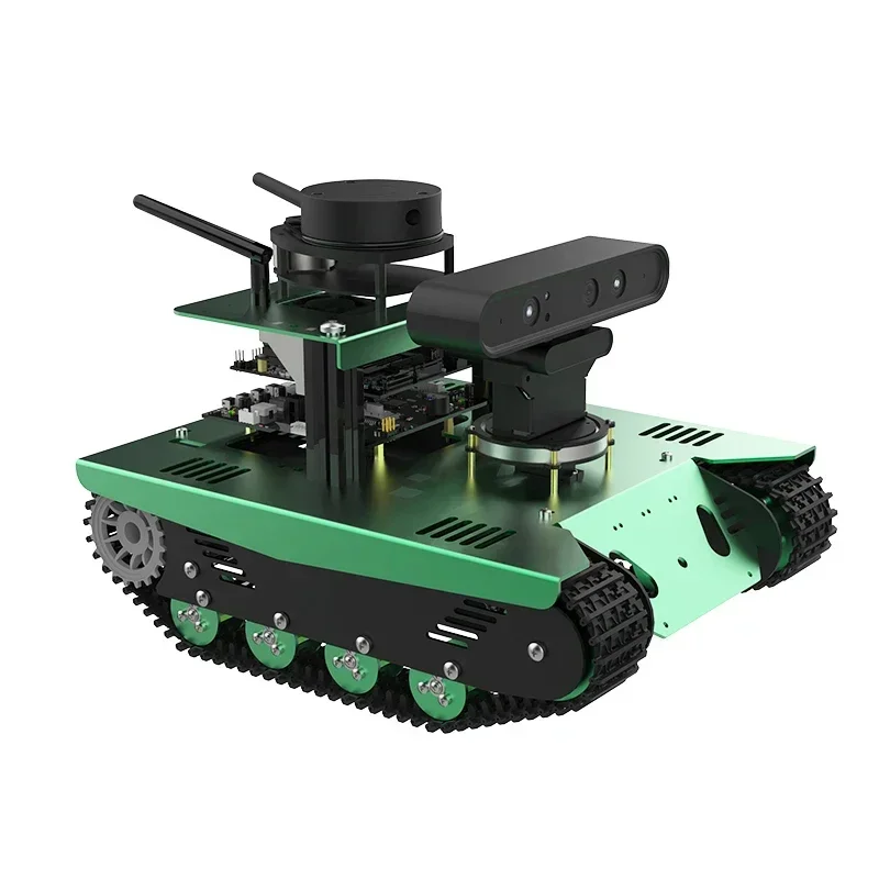 Transbot Robot With A Optional 2 DOF PTZ Flexible Rotation Camera Designed For Jetson NANO 4GB SUB RPi 4B Based On ROS