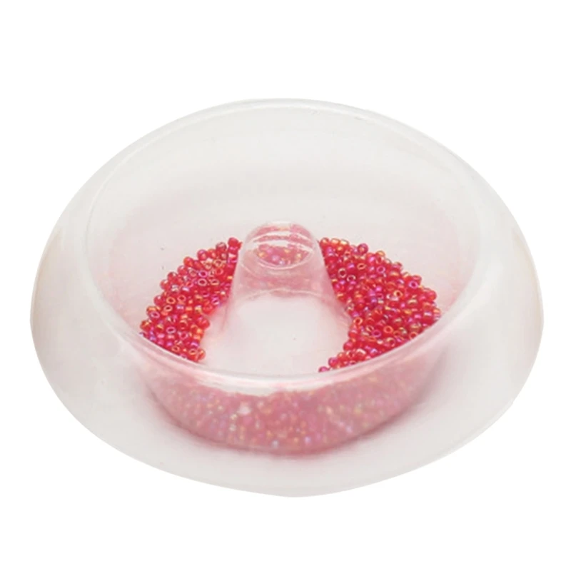 Speed and Ease Bead Spinner Bowl Clear Beads Loader Holder Durable Bead Bowl