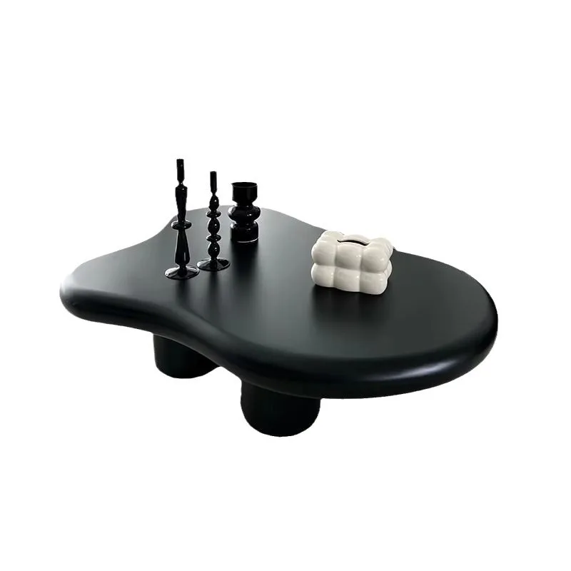 

French light luxury home living room simple modern small apartment creative special-shaped wabi sandy wind table