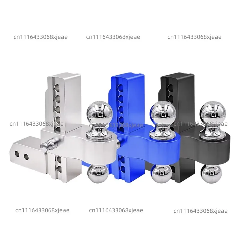 Aluminum alloy double ball head adjustable trailer arm trailer accessories 4/6/8 inch