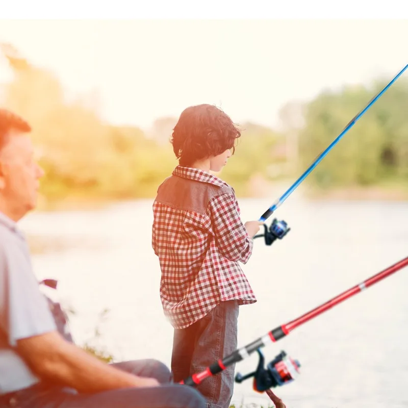 

Ультракороткий набор для рыбалки для всей семьи: удилища 1.8м и 2.1м, полный комплект снаряжения для активного отдыха