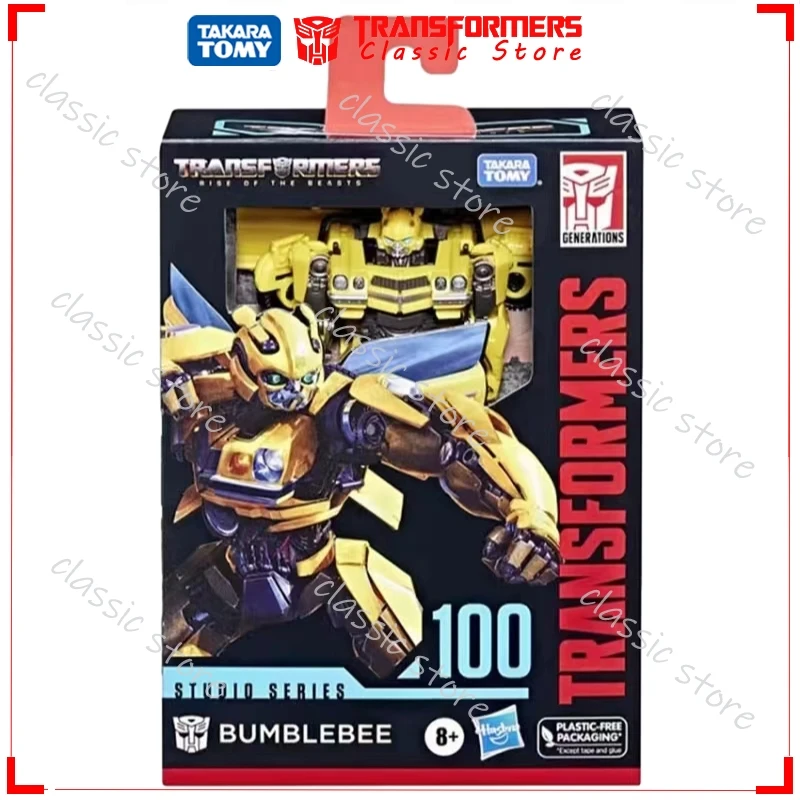 Disponibile Classic Transformers Toys Studio Series SS-100 Deluxe Class Bumblebee Cybertron Autobots Action Figures da collezione