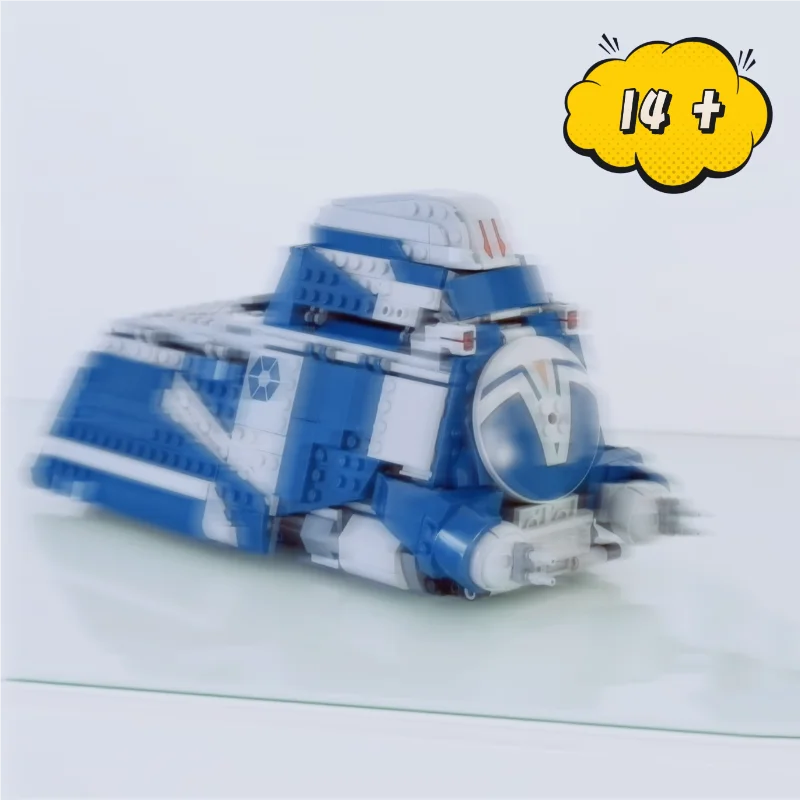 

2026 New MTT Modification Military SpaceShip Building Blocks Model Bricks 976PCS Toy Kids Adult Ornament Birthday Christmas Gift