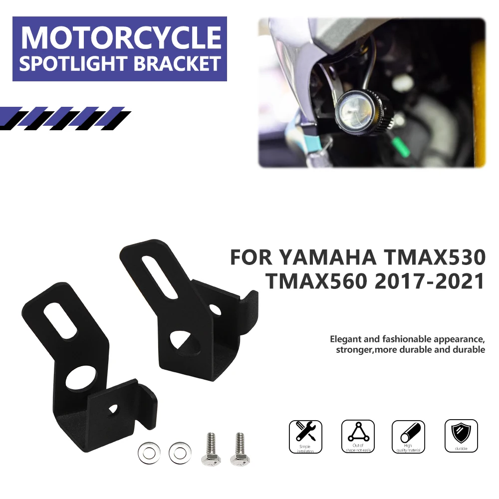 NEW Motorcycle Accessories For Tmax530 Tmax560 Tmax 530 Tmax 560 Fog Lamp Spotlight Bracket 2017 2018 2019 2020 2021