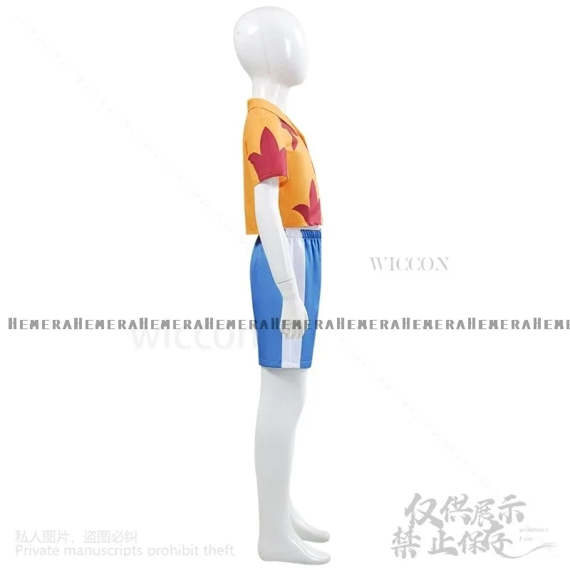 Tendencia de moda transpirable suelta Jumbaaa Anime Cosplay Jookbaa camisa hawaiana versátil Casual pantalones deportivos verano hombres personalizado