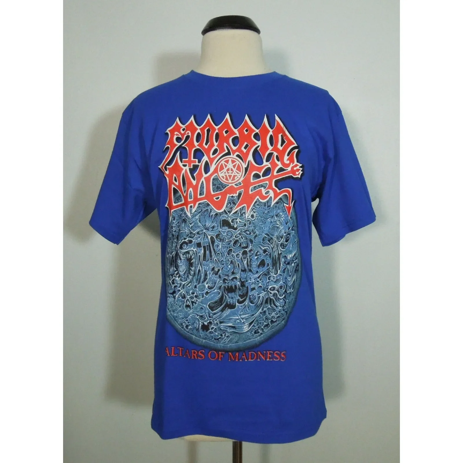 MORBID ANGEL Altars Of Madness S SMALL TShirt BLEU Logo du groupe