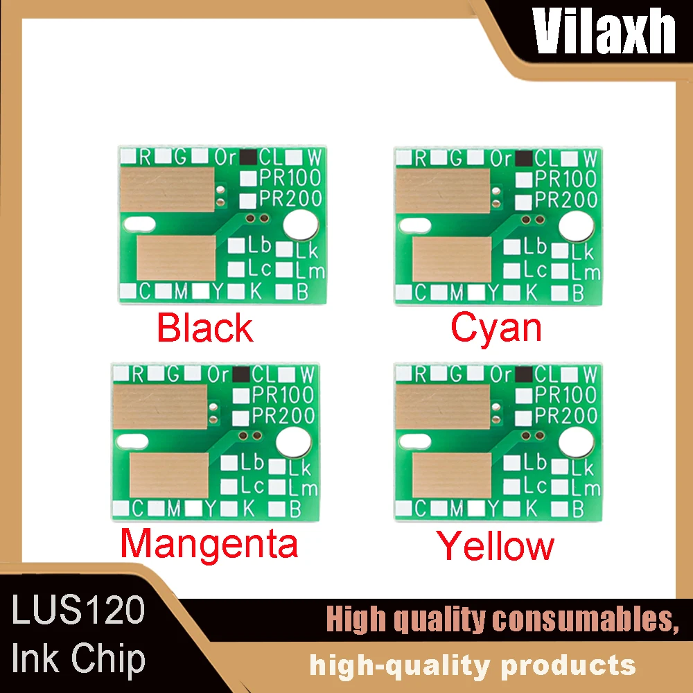1000ML LUS 120 LUS120 JFX200 Ink Chip One Time Use Chip for Mimaki JFX500 SIJ-320UV UJF-3042 UJ-F6042 UJF7151 UJV55 UJV500 UJFA3