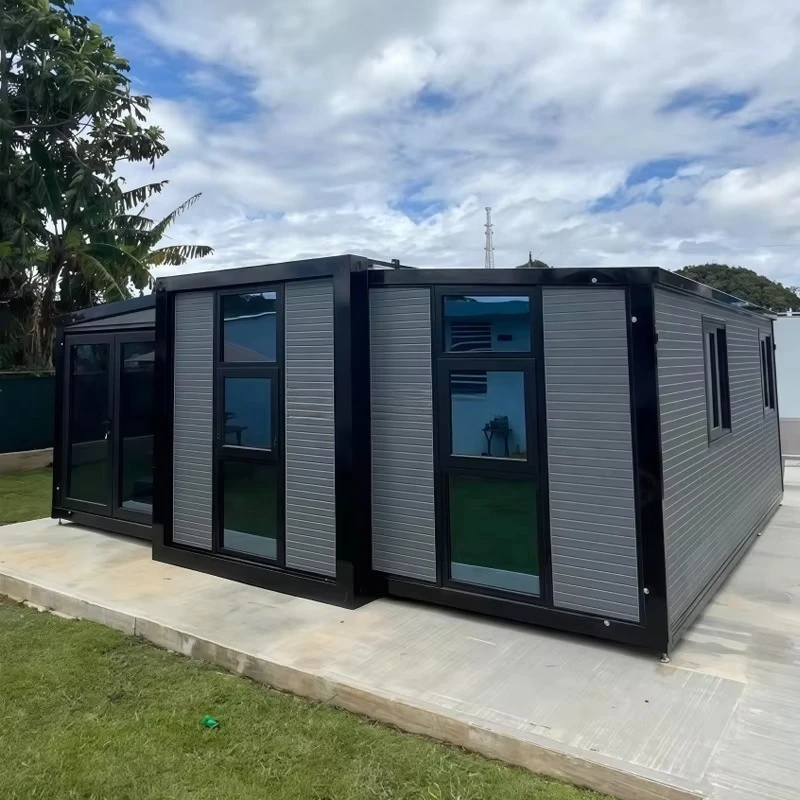 Luxury Portable Waterproof Expandable Container House Prefabricated Modular Folding Mobile Home 30ft-40ft 4 Bedrooms