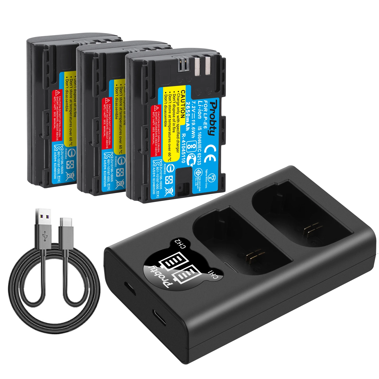 LP-E6 LP-E6N Batter… - image