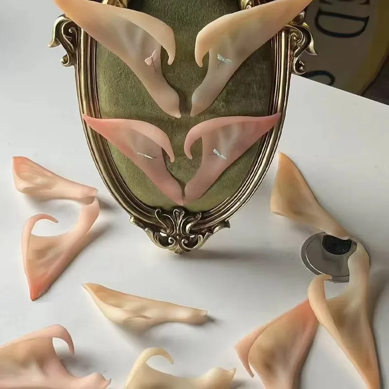 

Coskawaii Elf Ears Realistic Pointed Soft Latex Frieren Anime Game Cosplay Accessories For Halloween Cosplay Costume Gifts