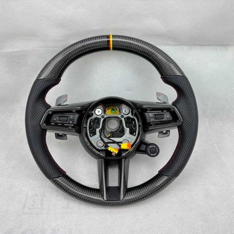 For Porsche steering wheel modification with carbon fiber for 911, Cayenne, Boxster, Macan, Panamera