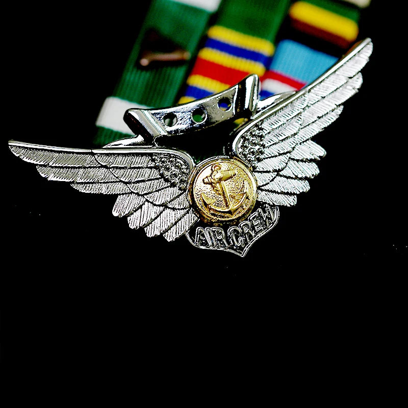 1PC Military Badge Production Parachutist Pilot Cap Shoulder Badge Decoration Crafts Collection Gifts