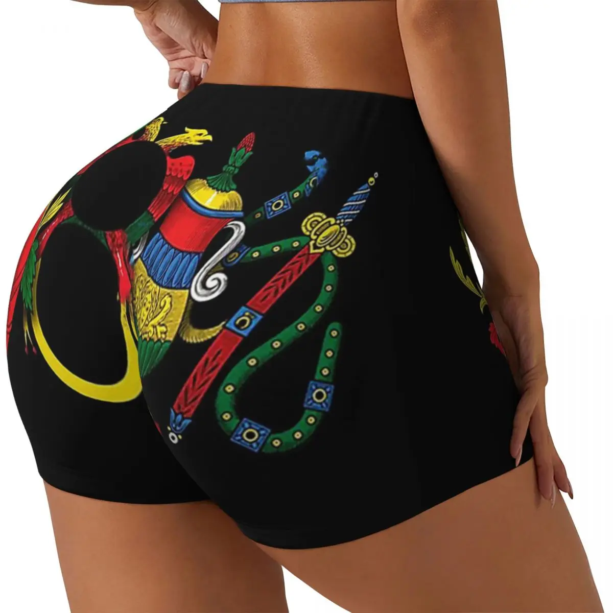 Custom Italian Aces Briscola Scopa Card Women Gym Workout Running Shorts Athletic Volleyball Biker Yoga Shorts