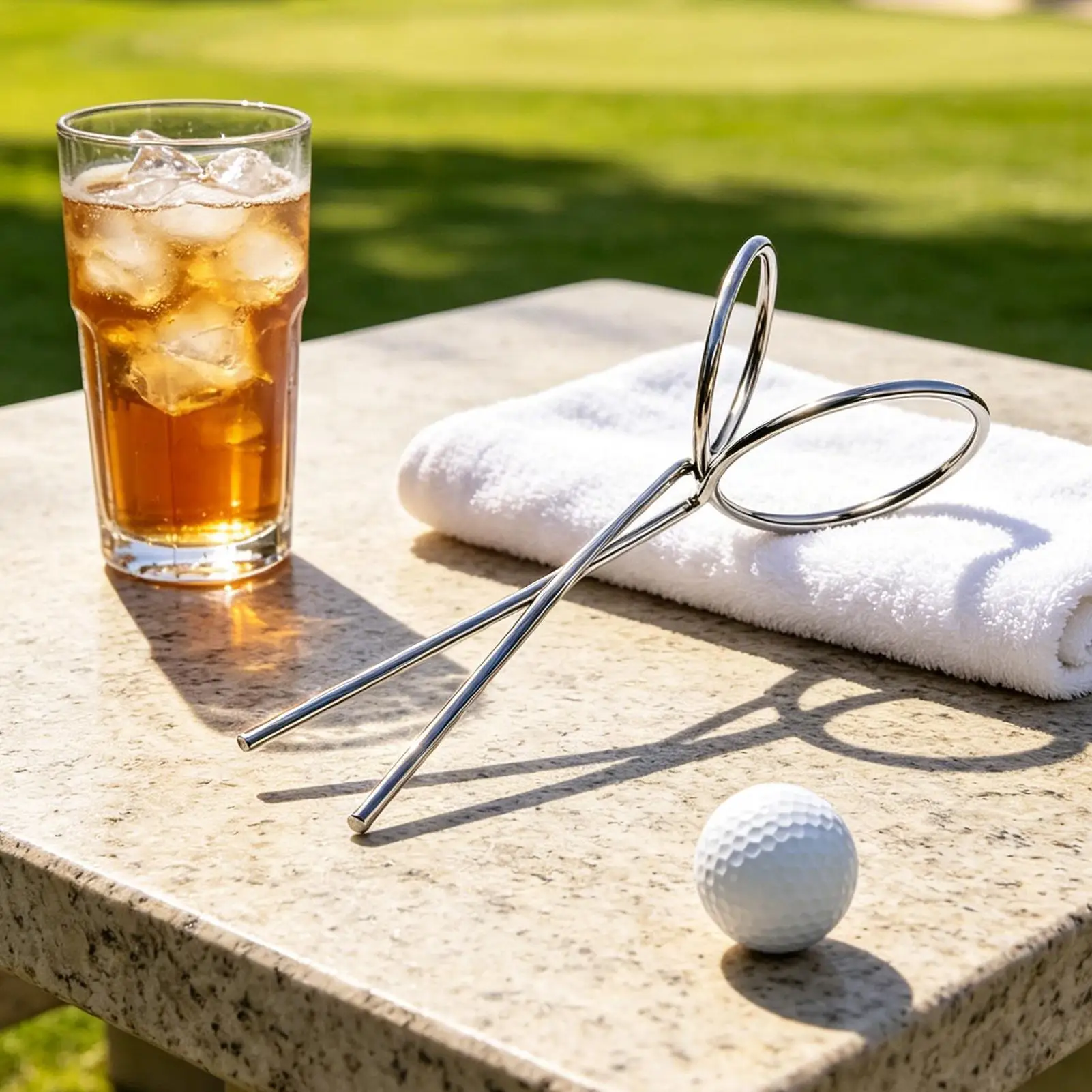 Golf Ball Retriever Portable Insertion-Type Pickup Tool Stainless Putter Grip Ball Grabber Ball For Women Beginner Athlete