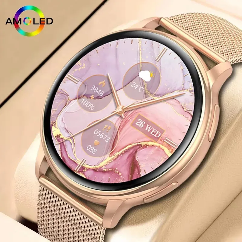 

Smart Full Circular Fashion Watch Bluetooth Call New Digital Watch Women Music Waterproof IP68 Smartwatch Men Touch For XiaoMi