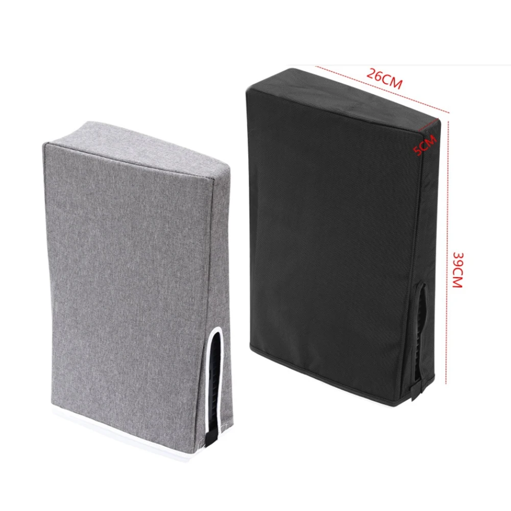 ฝาครอบป้องกันฝุ่นกันน้ำและกันรอยขีดข่วนเคสป้องกันสำหรับเล่นเกม Ps5คอนโซลสีเทา