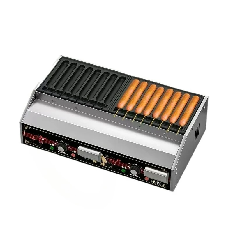 stall commercial starch sausage roast night market roadside Internet celebrities plug-in gold crispy new sausage automatic