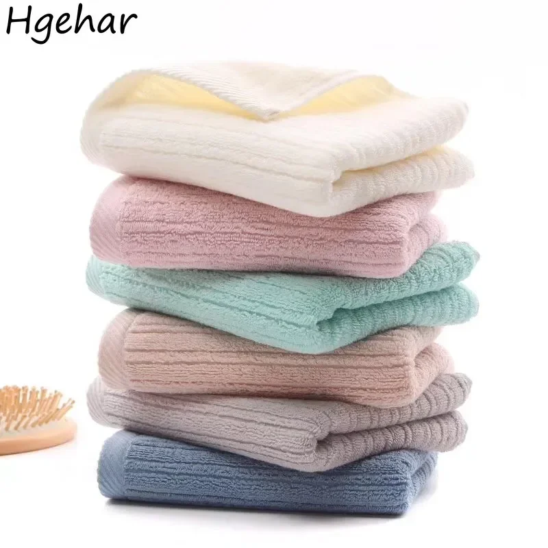 Square Face Towels 35x35cm Cotton Pleated Skin-friendly Universal Shower High Water Absorption High Water Absorption Tender New