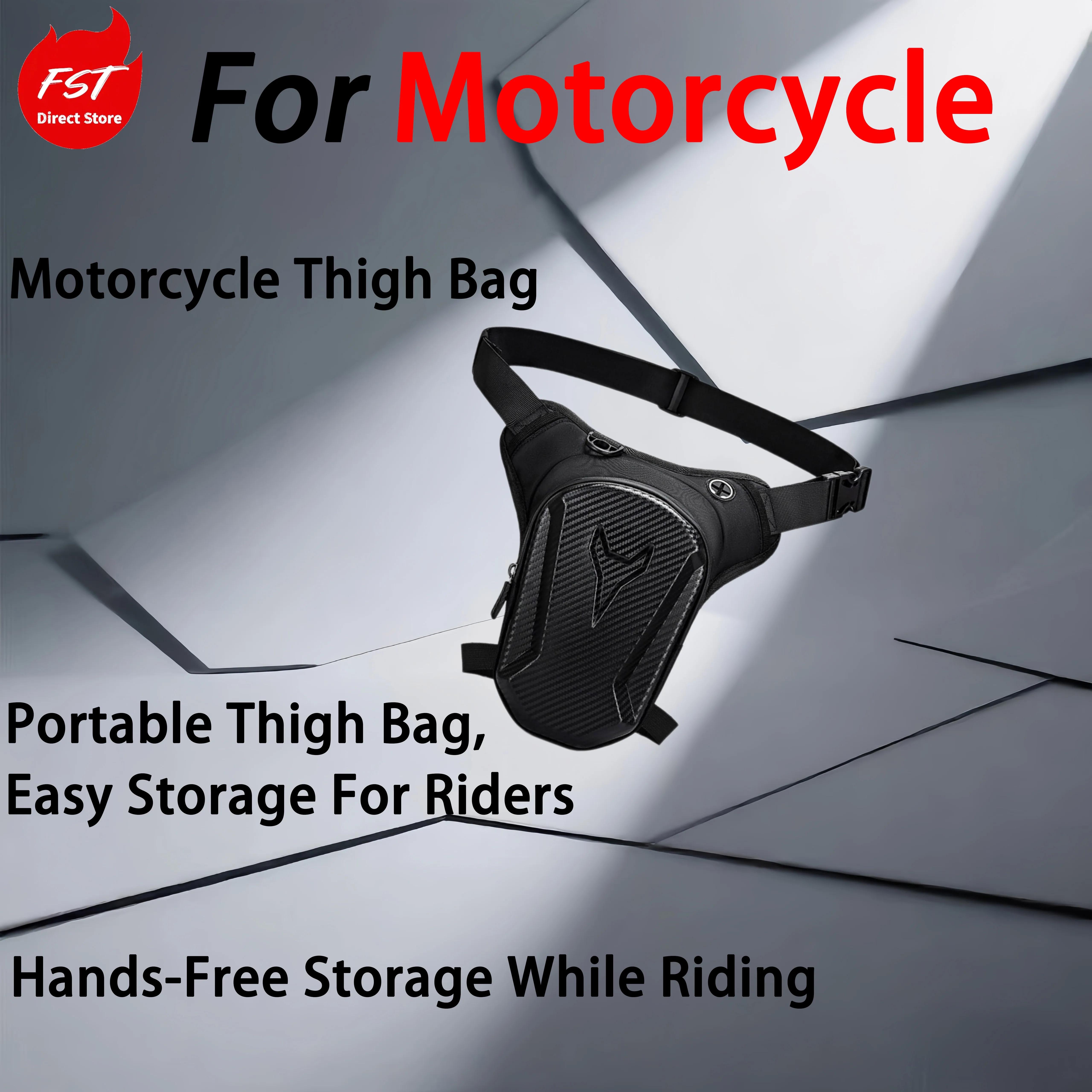 Outdoor Motorcycle Thigh Waist Pack Portable Multi Compartment Leg Bag For Riding Travel Storage Portable Thigh Bag