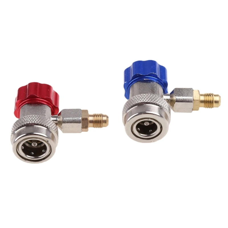 

R134A Adapter Fittings Adjustable R-134A Connector Adapter Air Conditioning Fluorine Joint Pack of 2