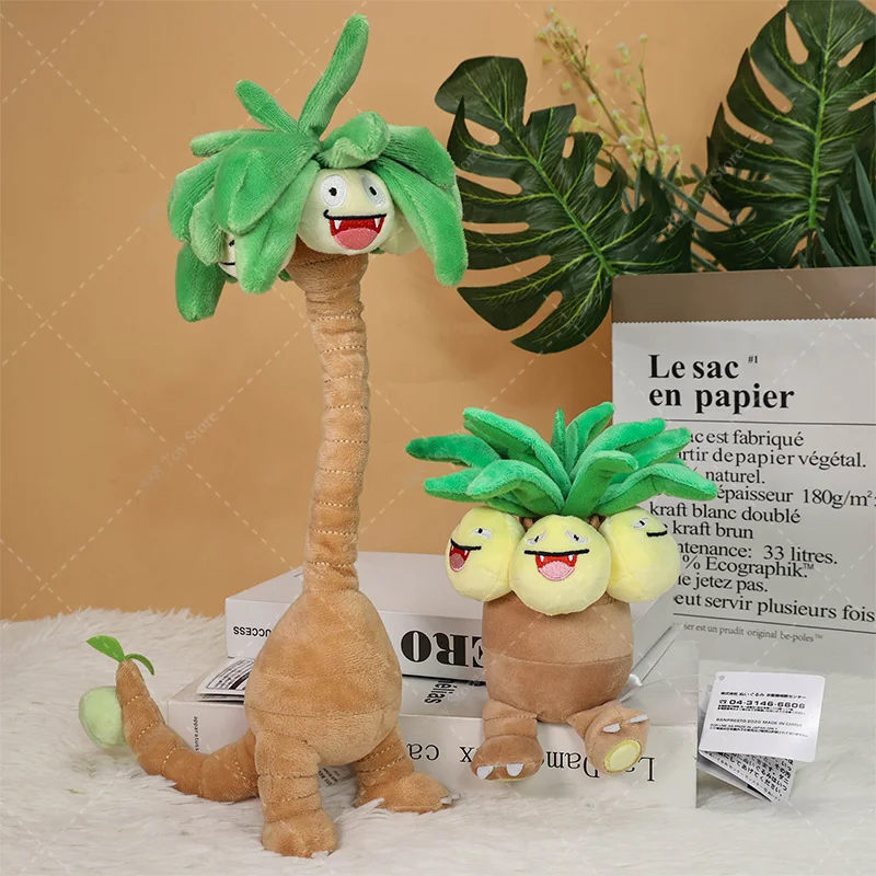 New Arrival Pokemon Exeggutor Plush Toys Anime Cute Exeggutor Soft Stuffed Collection Animal  Peluche Dolls for kids Xmas Gifts