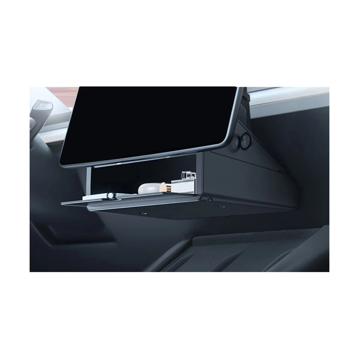 Car Central Control Navigation Screen Storage Box Storage Box Shelf Interior Accessories for Tesla Model 3 Y