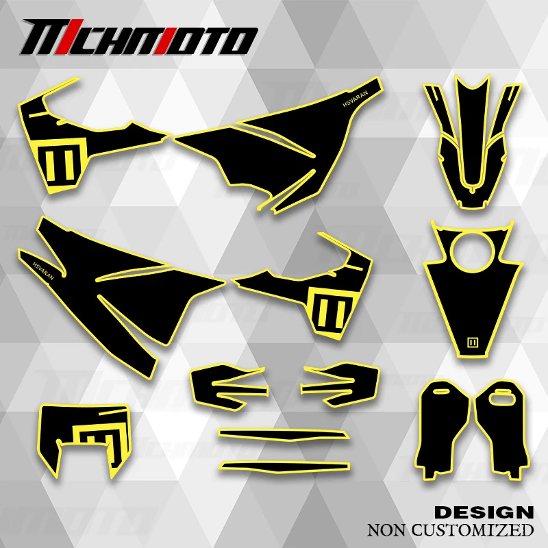 

MCHMFG New Style Graphics Decals Stickers Kit For Husqvarna Supermoto 701 2015 2016 2017 2018 2019 2020 ENDURO SUPERMOTO