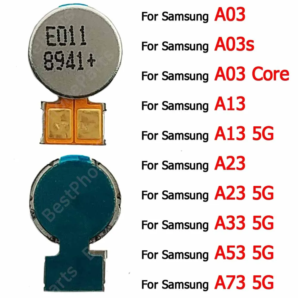 Vibration For Samsung Galaxy A53 A73 5G A03 A03s A13 A23 A33 Vibrator Motor Spare Parts Ringer Replacement