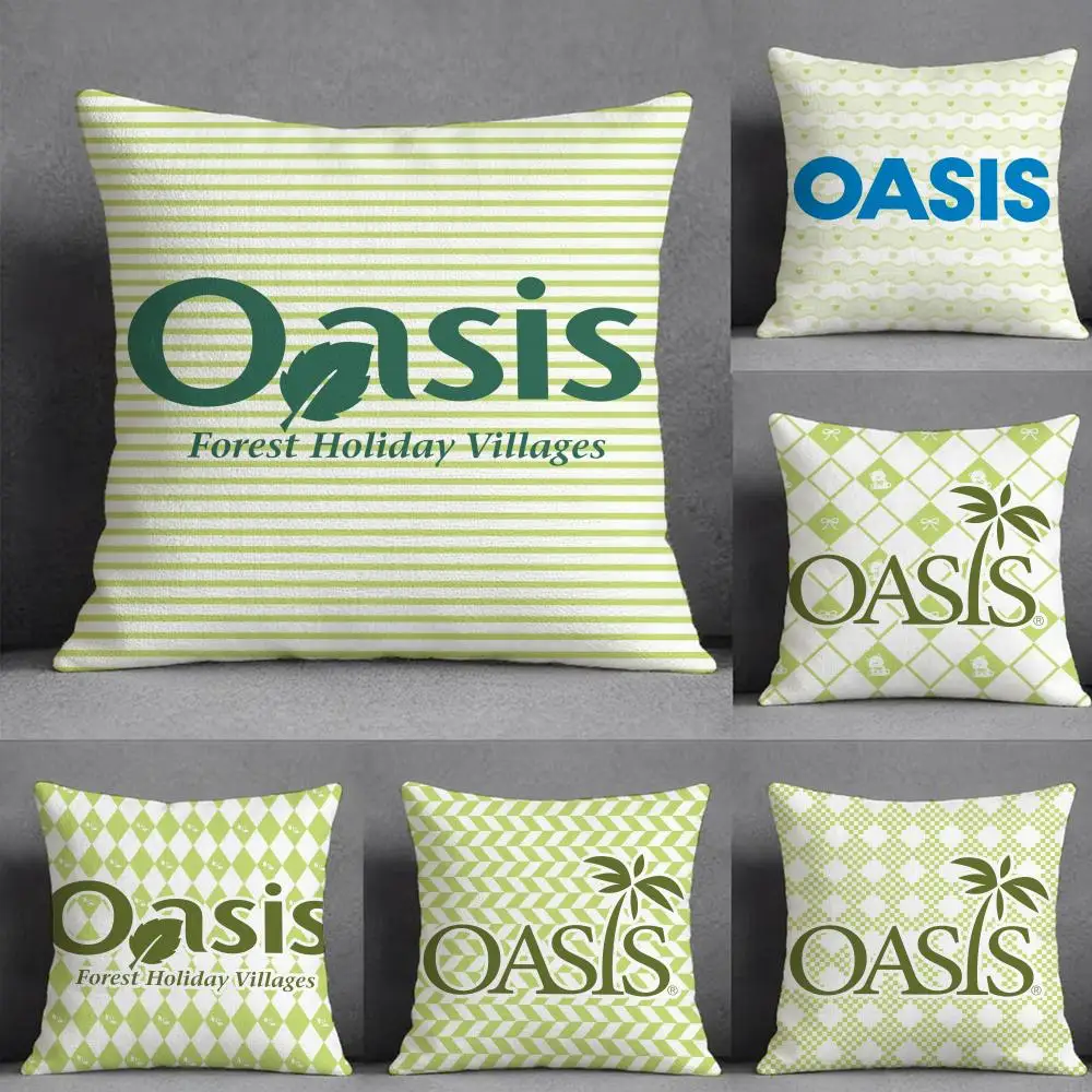O-Oasis Rock Band Pillow Case Pillowcase, Double-sided Printed, Sofa Cushion, Bedroom Headboard Pillow