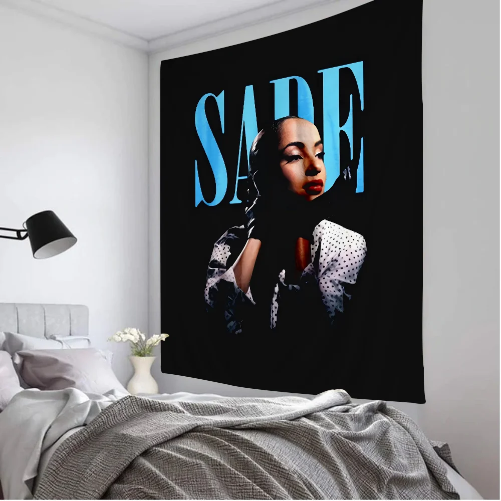 Singer Sade Colorful Tapestry Wall Hanging Hanging Tarot Hippie Wall Rugs Dorm Wall Art Decor