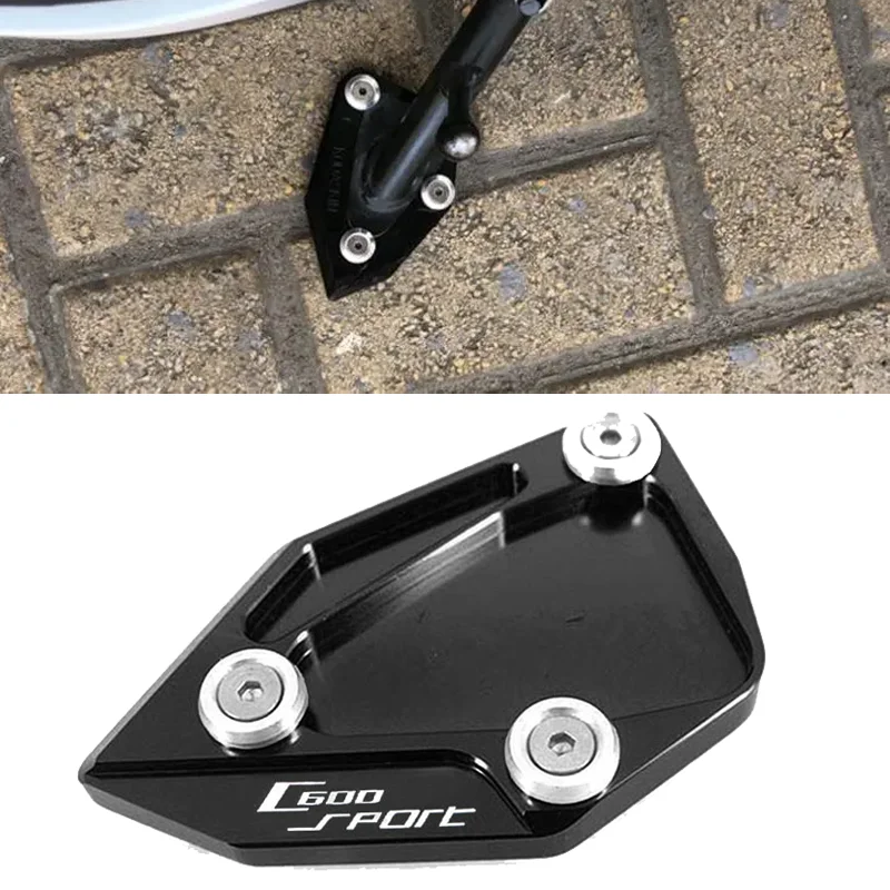 

For BMW C650GT C600 Sport 2012 2013 2014 2015 Motorcycle CNC Aluminum Kickstand Foot Side Stand Extension Pad Support Plate