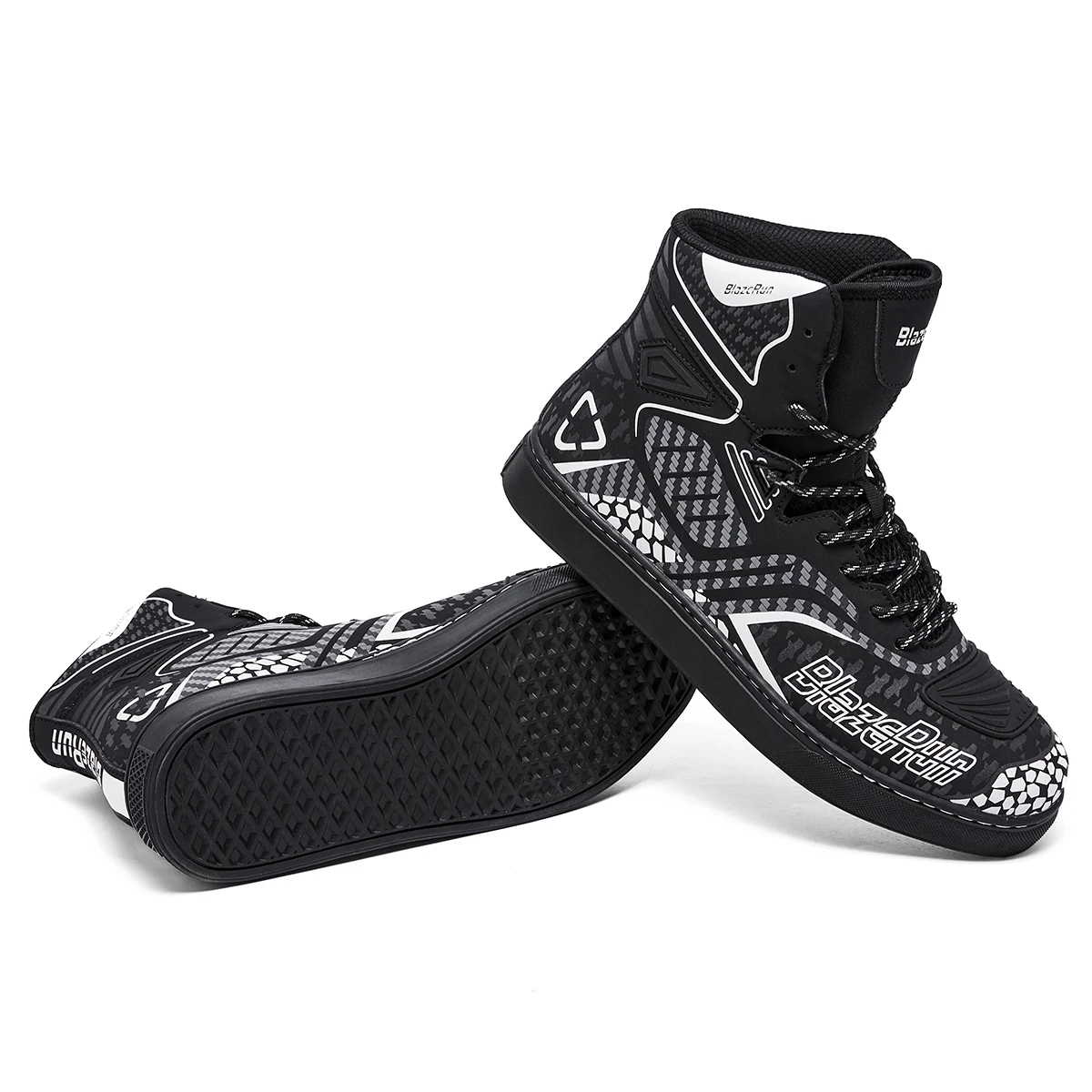 Новые мотоциклетные ботинки, мужские кожаные дышащие противоскользящие износостойкие ботинки для гонщиков, обувь до щиколотки для гонок на мотоциклах